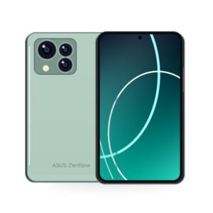 ASUS Zenfone 12 Ultra illustrated front and rear views