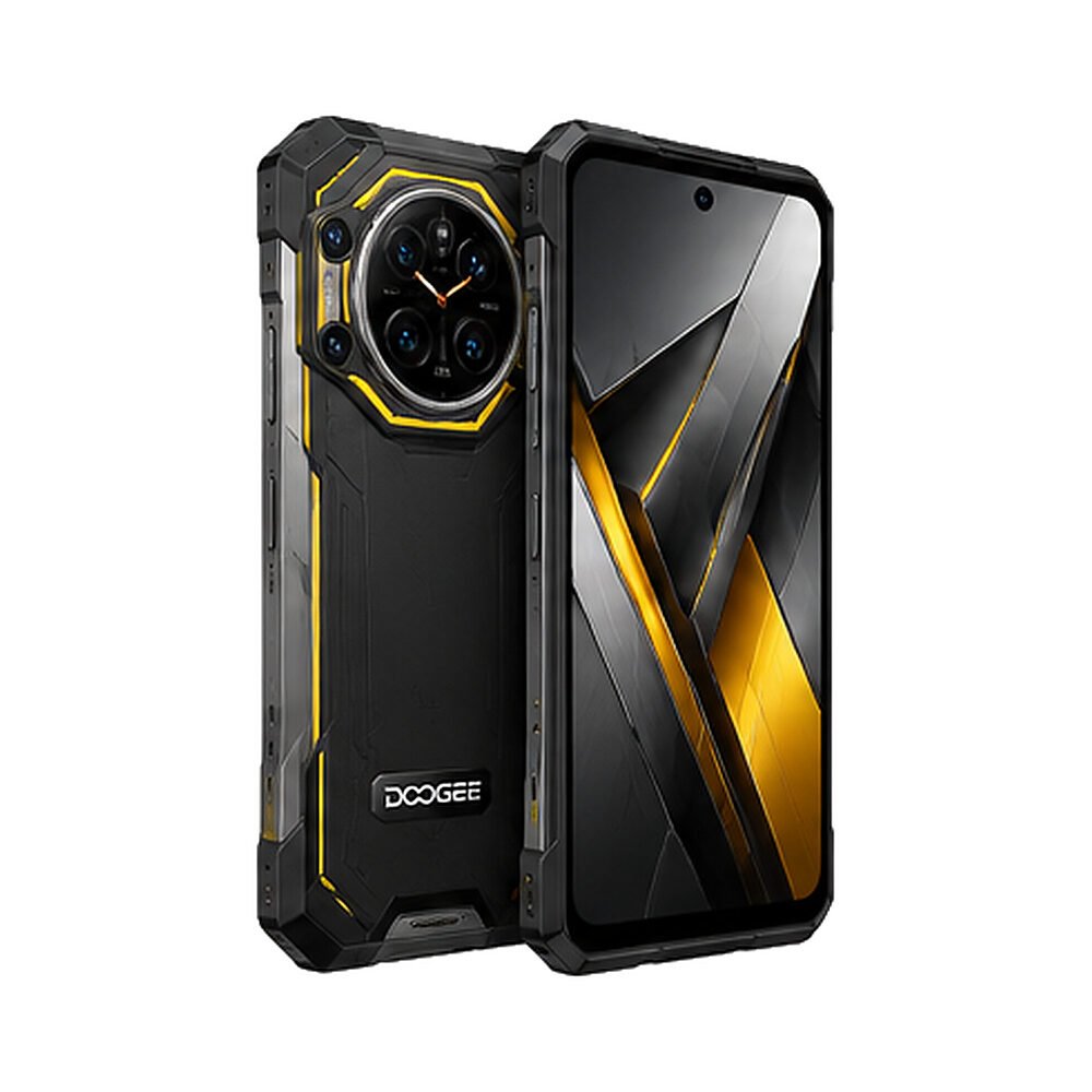 Doogee S200 smartphone front and rear