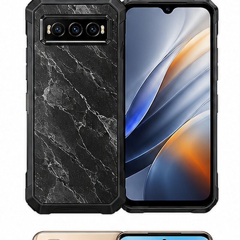 Doogee V30T phone shown on white background