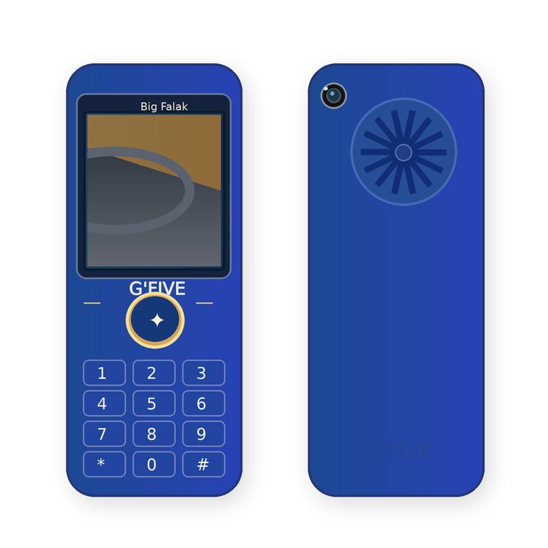 G'Five Big Falak mobile front and rear design