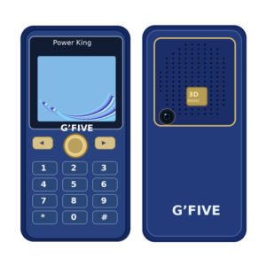 G'Five Power King handset product illustration white background