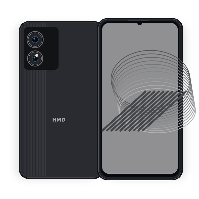 HMD Aura2 handset shown against white background