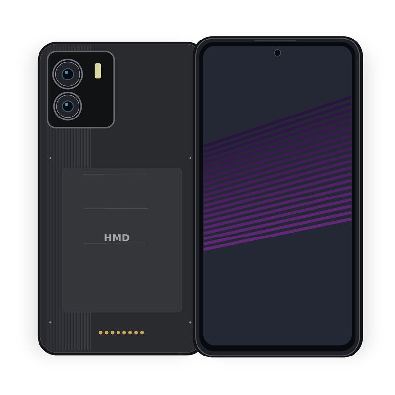 HMD Fuse handset shown against white background
