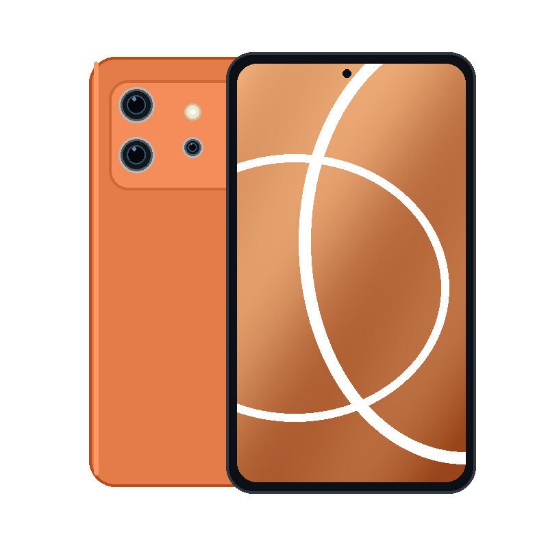 HONOR 600 phone front and rear view