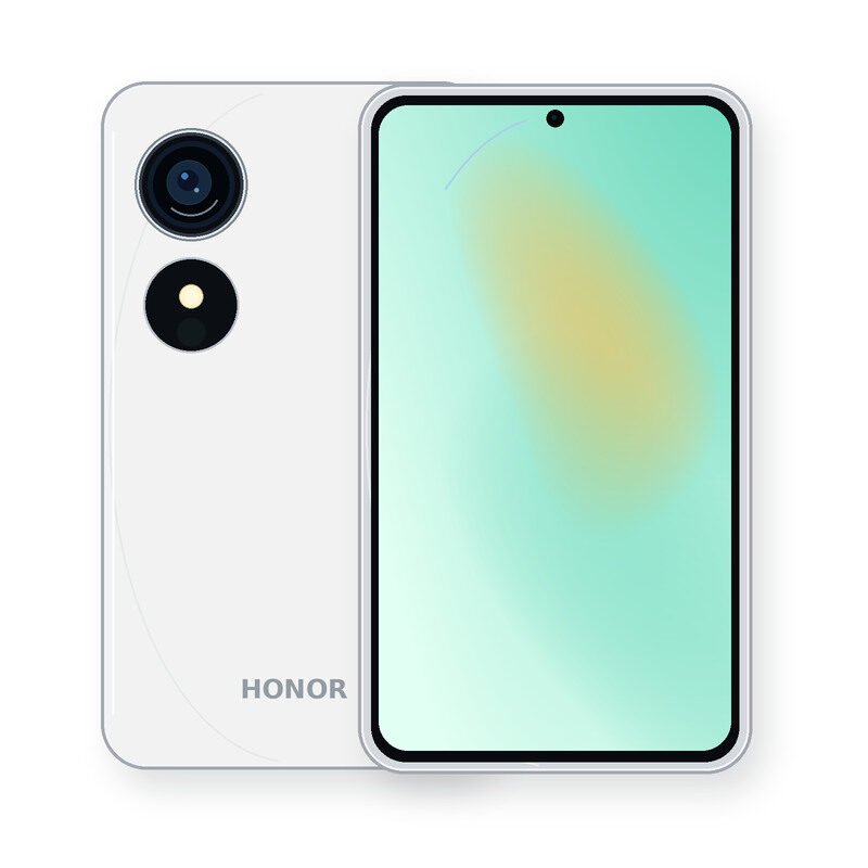 HONOR Play 10C front and rear smartphone illustration