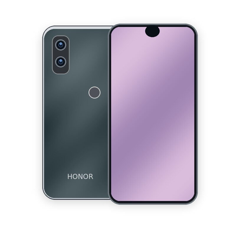 HONOR Play9A front and rear phone view