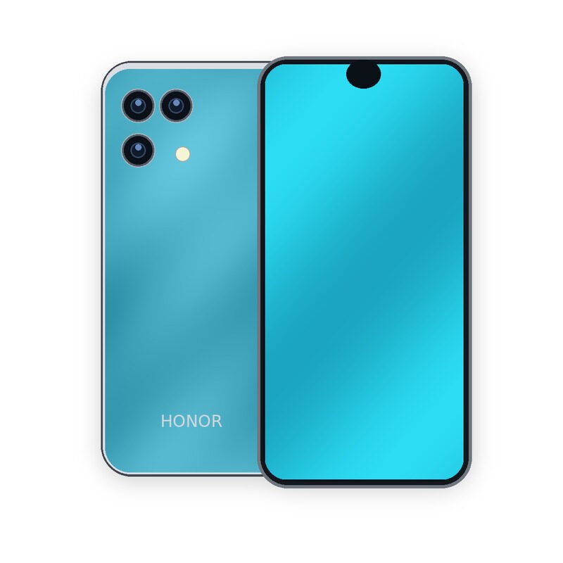 HONOR X5c Plus front and rear phone view