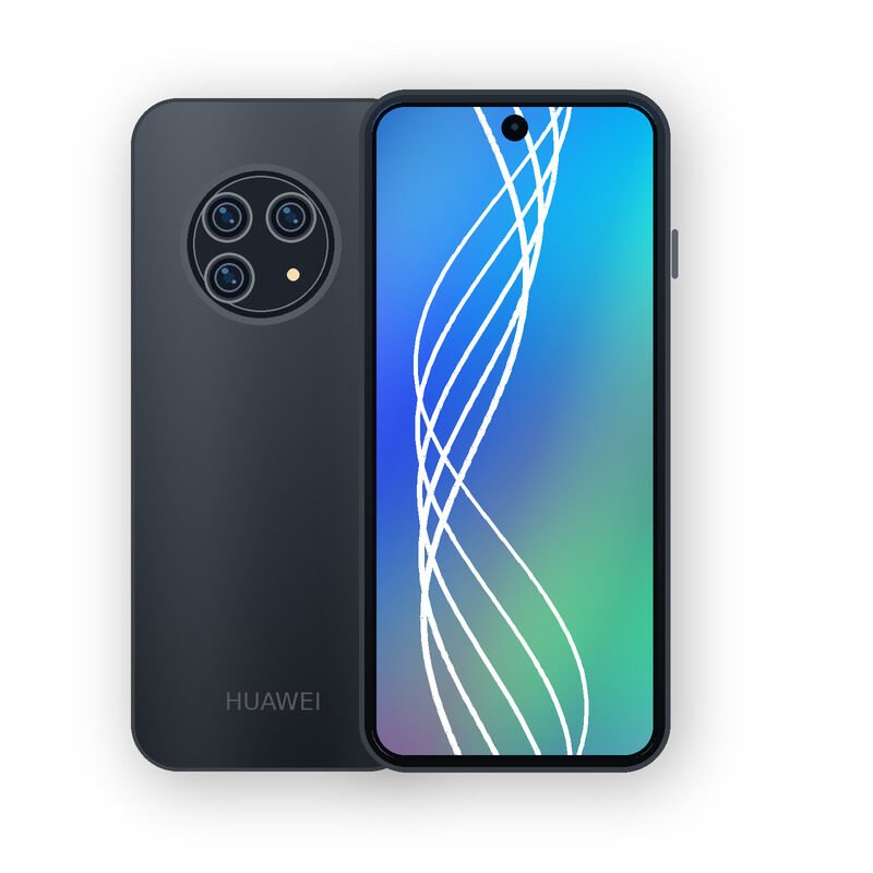Huawei nova Y90 Handset on White Background