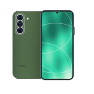 Infinix Hot 60 5G Plus handset front and rear view
