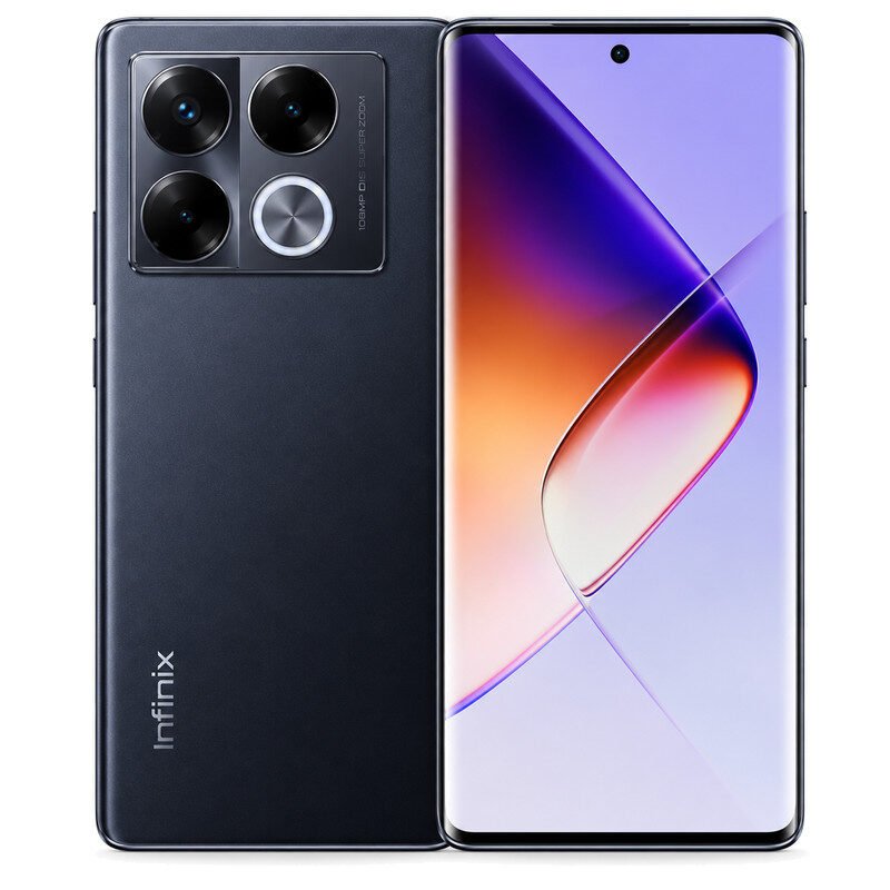 Infinix Note 40S front and rear views