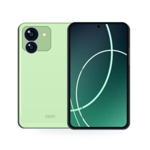 iQOO Z9x 5G illustrated front and rear views