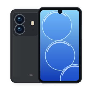 itel A100C phone front and back