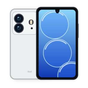 itel A100Cs phone front and back