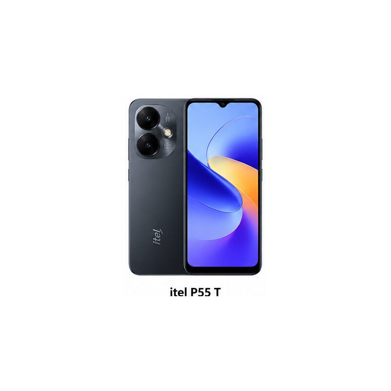 itel P55T smartphone on white background