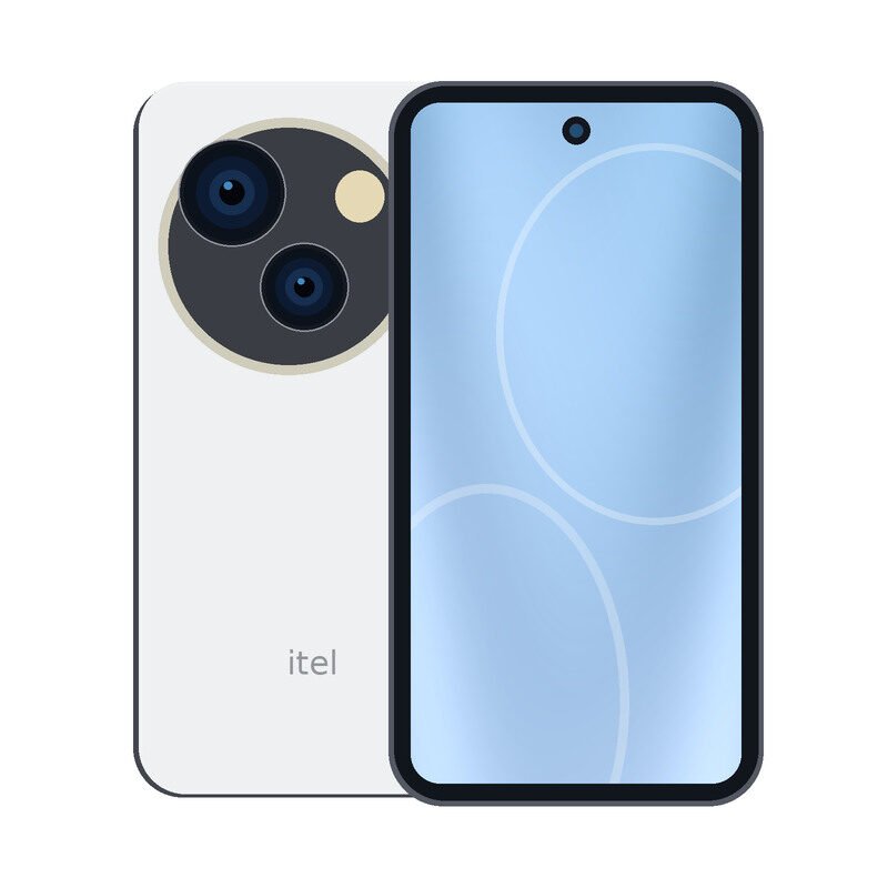 itel S24 Front and Back Design