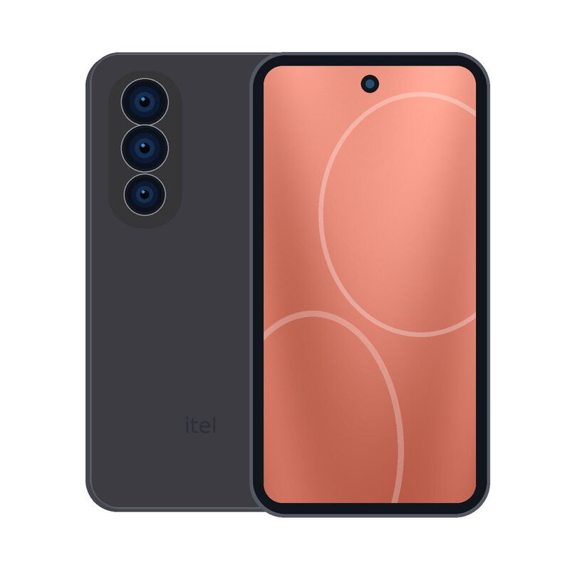 itel S25 Front and Back Design