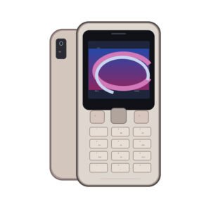 Motorola Moto A70 basic mobile front rear