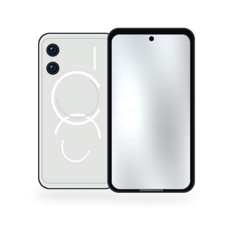Nothing Phone (2) Smartphone on White Background