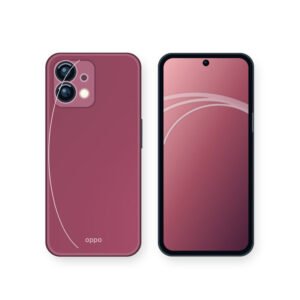 Illustration of OPPO A6 Pro front and back