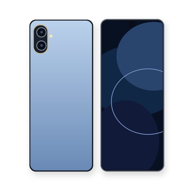 POCO C81 Smartphone on White Background
