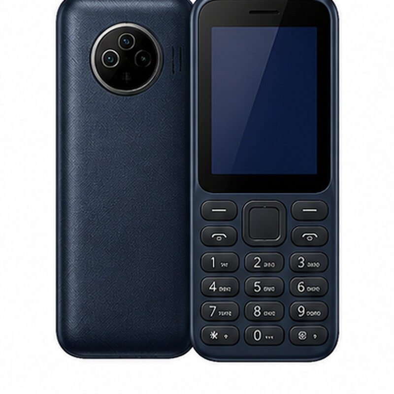 QMobile E4 2025 phone shown on white background