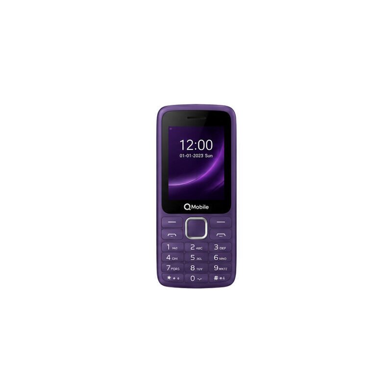 QMobile Qprime mobile phone product illustration on white