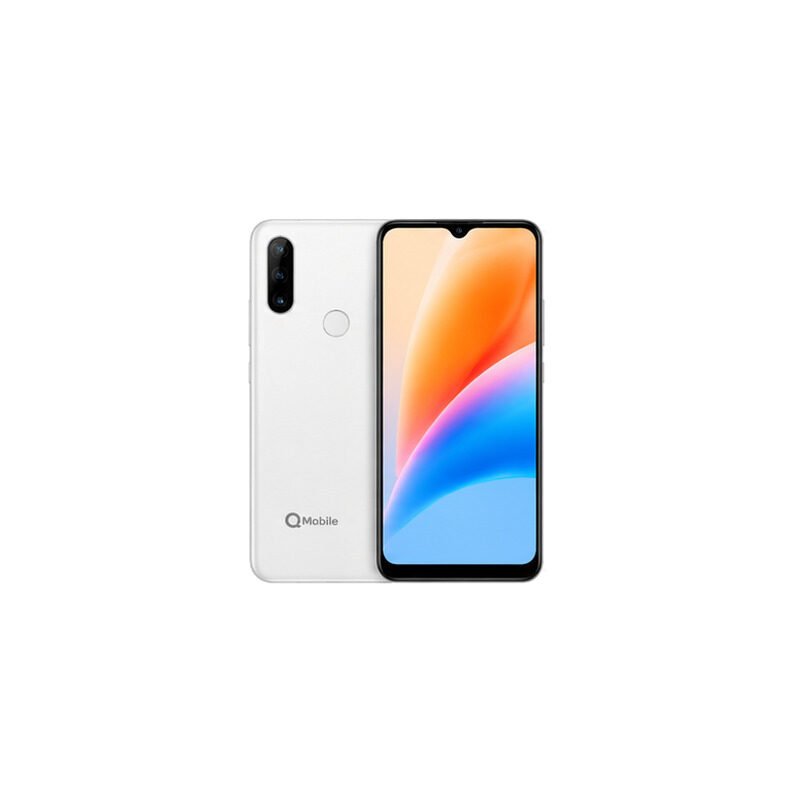 QMobile QSmart 8 mobile phone product illustration on white