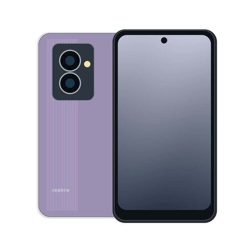realme P3 Lite front and rear design