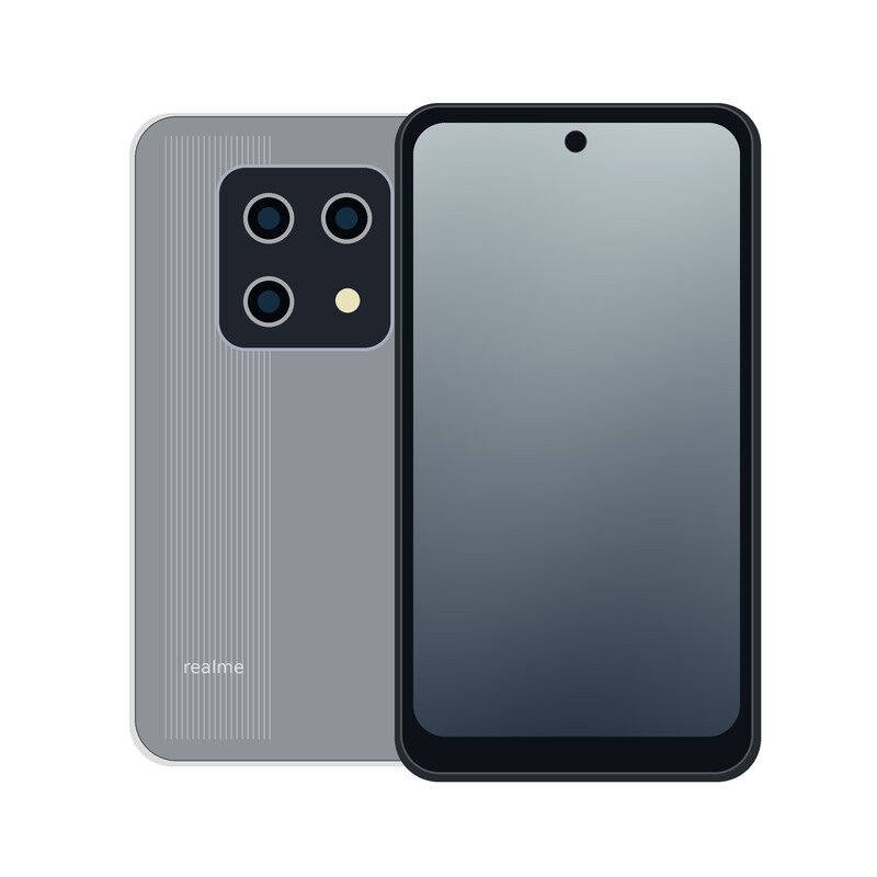 realme P3 Ultra 5G front and rear design