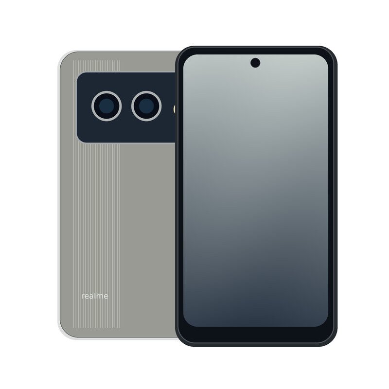 realme P4 Power 5G front and rear design