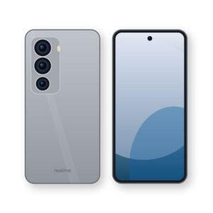 realme P4x 5G smartphone front and rear view