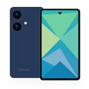 Samsung Galaxy A06 front and back view