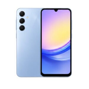 Samsung Galaxy A25 5G smartphone on white background