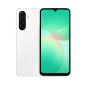 Samsung Galaxy A26 5G smartphone on white background