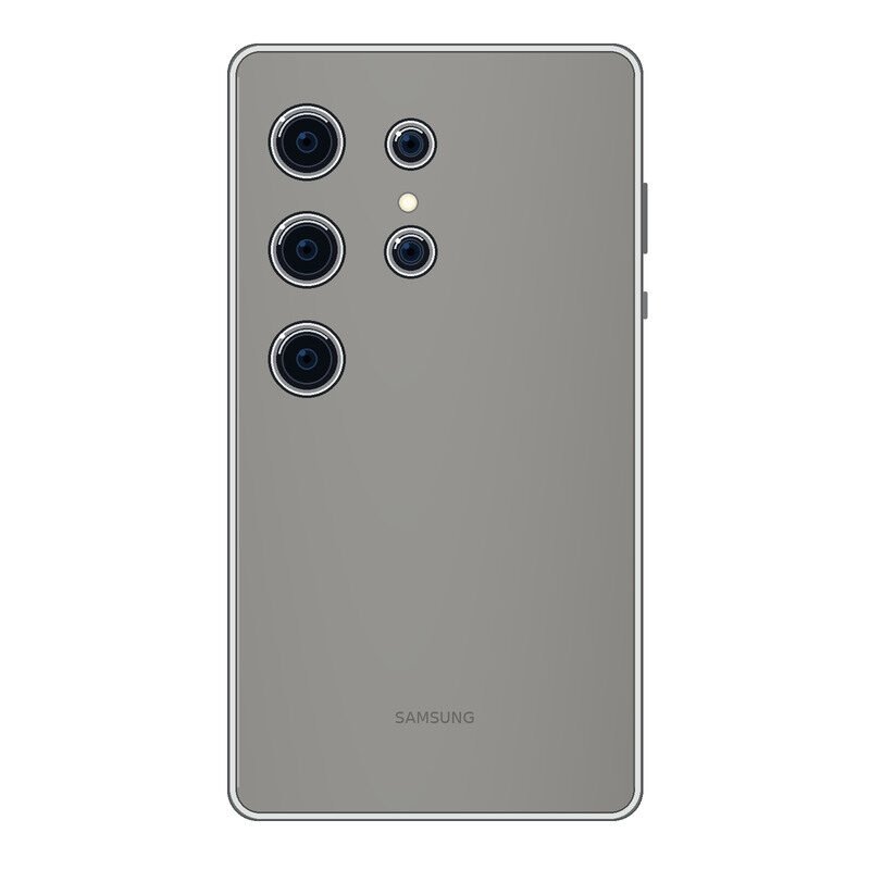 Samsung Galaxy S24 Ultra rear design on white
