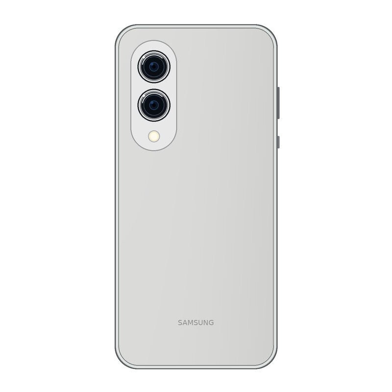Samsung Galaxy S25 Edge rear design on white