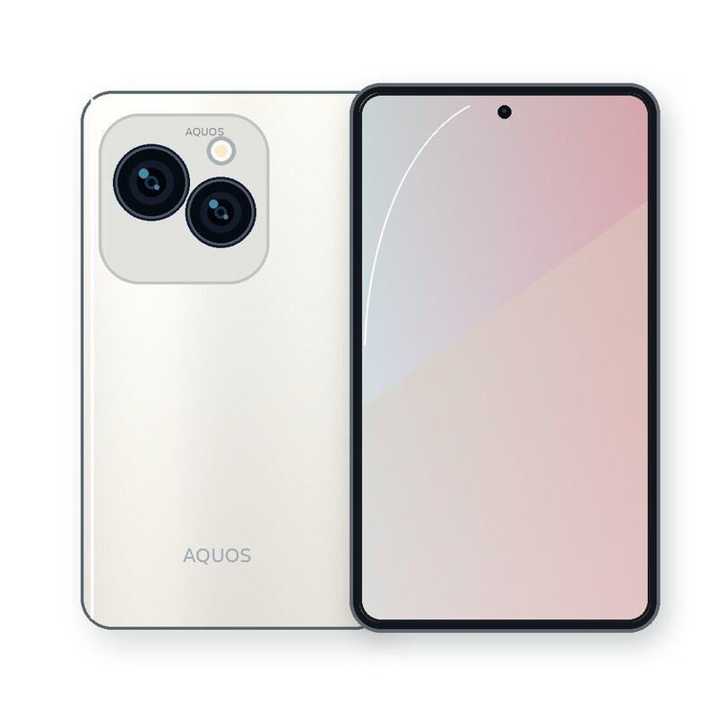 Sharp AQUOS R10 front and rear product illustration