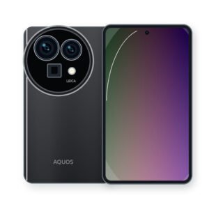 Sharp AQUOS R9 Pro front and rear product illustration