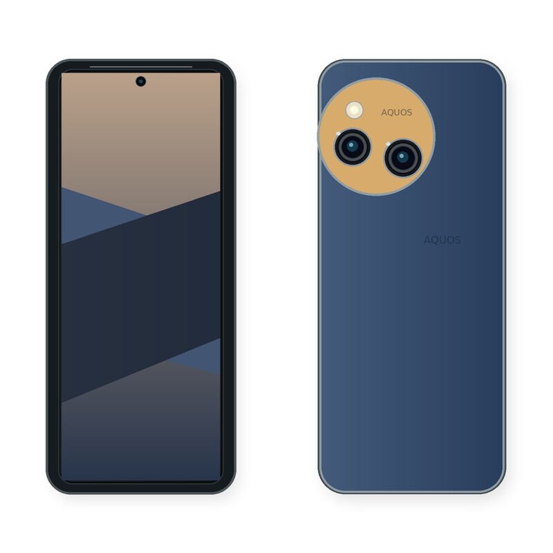 Sharp AQUOS sense10 mobile front and rear design