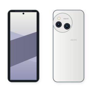Sharp AQUOS sense9 mobile front and rear design