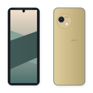 Sharp AQUOS wish4 mobile front and rear design