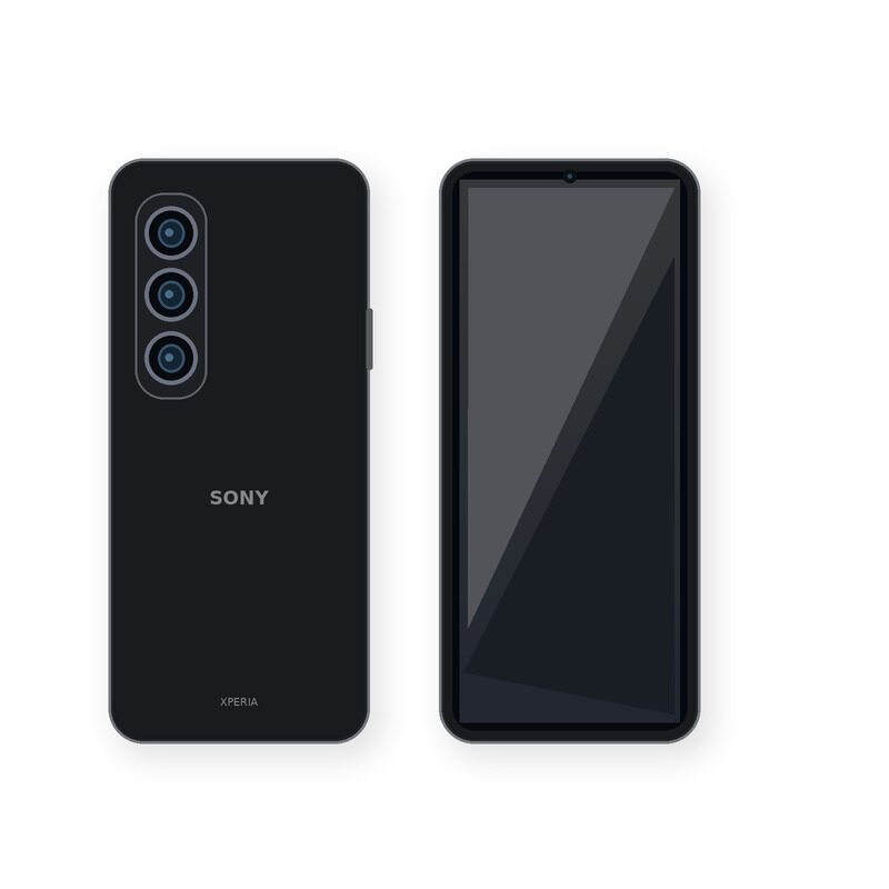 Sony Xperia 1 VI product illustration on white