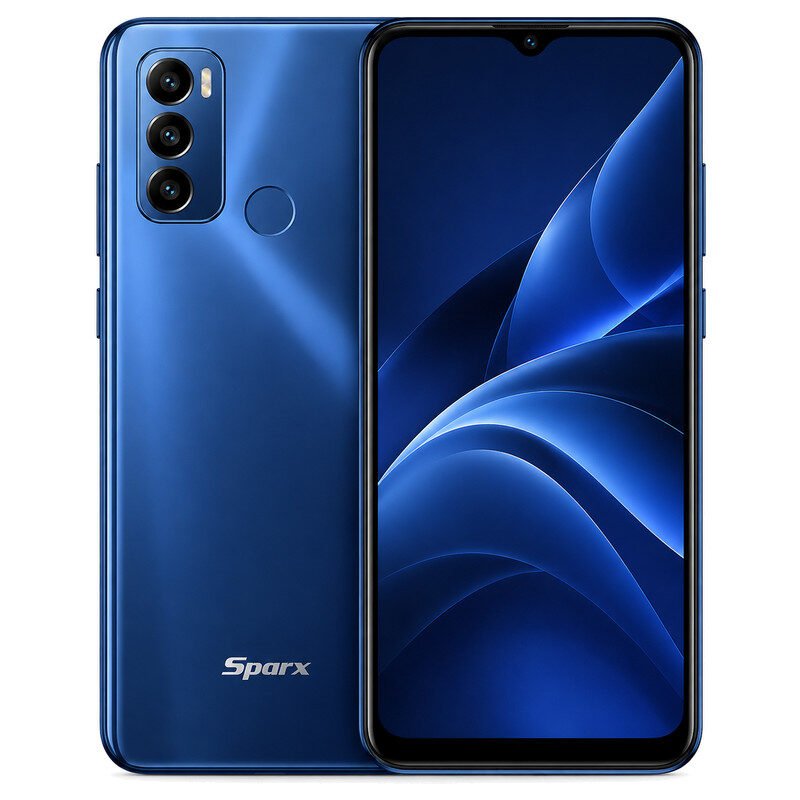 Sparx Neo 7 blue smartphone product view
