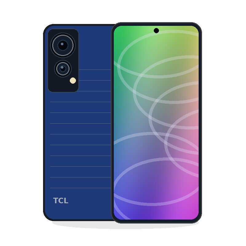 TCL 50 XE 5G handset render