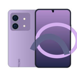 Tecno Pop 20 mobile phone front and back