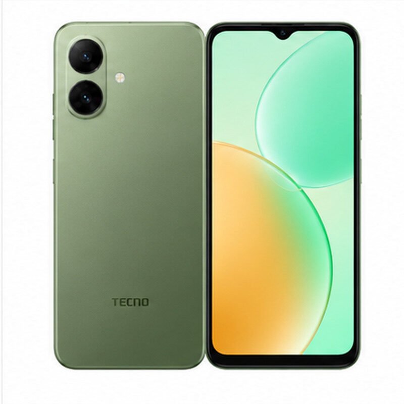 Tecno Pop X front and rear device render