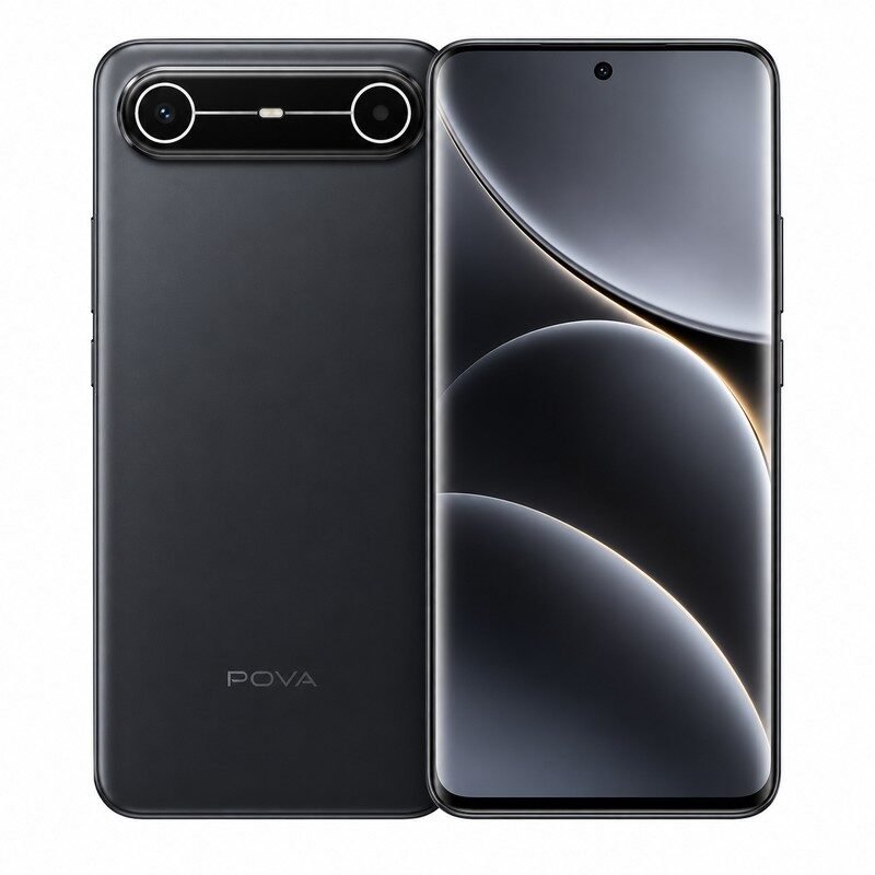 Tecno Pova Slim 5G front and rear