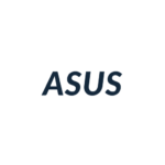 ASUS brand logo on white background