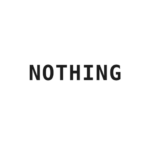 Nothing brand logo on white background