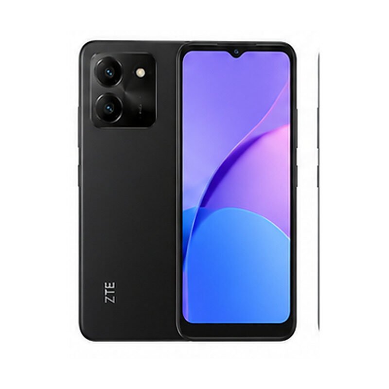 ZTE Blade A55 handset on pure white background